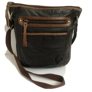 The Sak Bag Crossbody Leather  Brown Shoulderbag